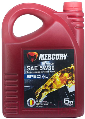 Моторное масло Mercury Auto 5W30 SL/CF / MR053050 (5л)