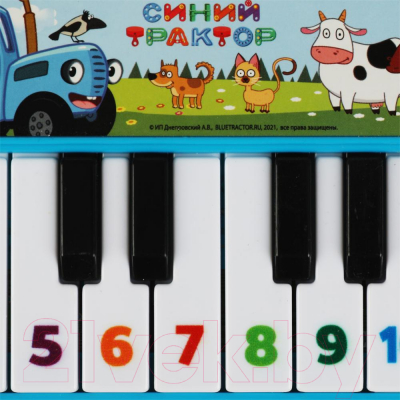 Изображение товара Музыкальная игрушка Умка Пианинко Веселые нотки Синий трактор / HT456-R1
