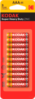 Комплект батареек Kodak KAAHZ-10+1 R03-10+1BL Super Heavy Duty / Б0029117 - 