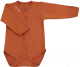 Миниатюра изображения товара Боди для малышей Rant Hugs And Kisses С длинным рукавом / 6472/1-68 (Curry Brown, р.68)
