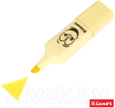 Текстовыделитель Luxor Eyeliter Pastel / 4031P (пастельный желтый)