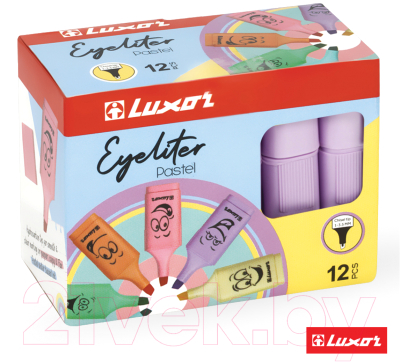 Текстовыделитель Luxor Eyeliter Pastel / 4036P (пастельный фиолетовый)