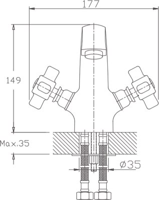 Смеситель Haiba HB1018