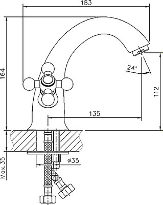 Смеситель Haiba HB1019