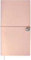 Записная книжка Escalada Плонже / 57714 (металлик розовый) - 
