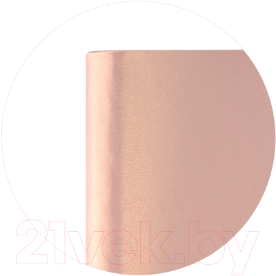 Записная книжка Escalada Плонже / 57714 (металлик розовый)