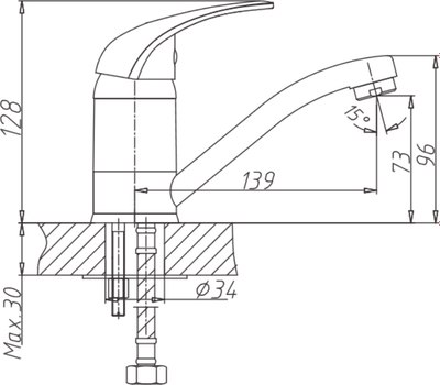 Смеситель Haiba HB4503