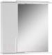 Шкаф с зеркалом для ванной Домино Optima 65 (левый, глянец) - 
