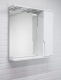 Миниатюра изображения товара Шкаф с зеркалом для ванной Домино Optima 65 (правый, глянец)
