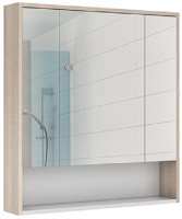 Шкаф с зеркалом для ванной Домино Prime 80 (дуб сонома) - 