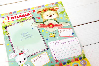 Изображение товара Альбом малыша АСТ Наш малыш: первый год день за днем / 9785171066642