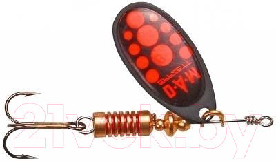 Блесна DAM FZ Standard Spinner 3 S / 5131103 (черный/красный)