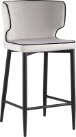 Стул барный Stool Group Матео / MC110C HLR-13/HLR-66 (велюр светло-серый) - 