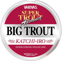 

Леска монофильная Varivas, Super Trout Advance Big Trout Katchi-Iro 150м 22lb