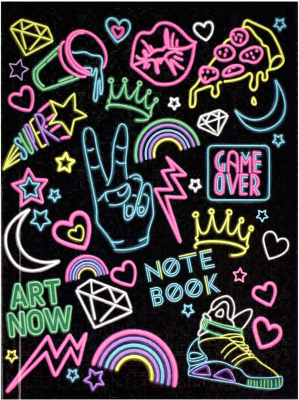 Изображение товара Записная книжка Феникс+ Яркий неон / 61560