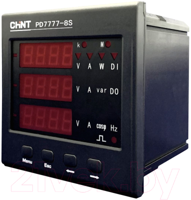Мультиметр цифровой Chint PD7777-8S4 380В 5А 3ф 120x120 RS485 / 765098