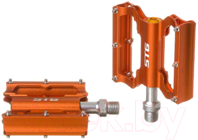 Комплект педалей для велосипеда STG BC-PD213 / Х95413 (оранжевый)