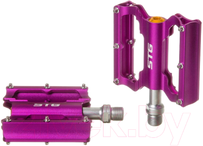 Комплект педалей для велосипеда STG BC-PD213 / Х95416 (фиолетовый)