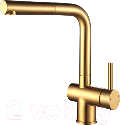 Изображение товара Смеситель Paulmark Dosse Do214418-BG (брашированное золото)