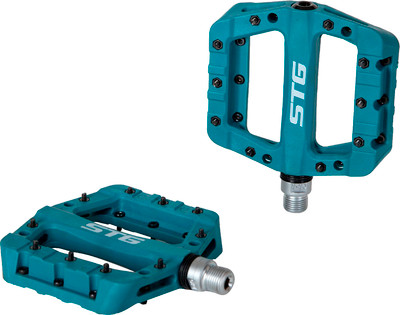 Комплект педалей для велосипеда STG BC-PD227 / Х95424 (темно-зеленый) -