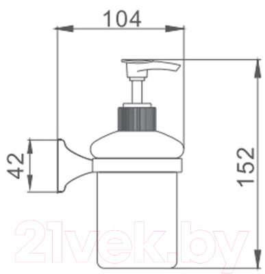 Дозатор для жидкого мыла Haiba HB8527