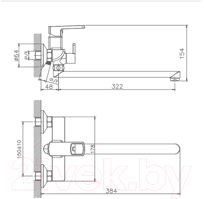 Смеситель Haiba HB22176