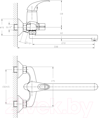 Смеситель Haiba HB2215