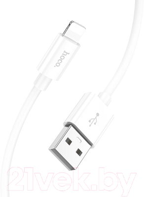 Кабель Hoco X87 Lightning (1м, белый)