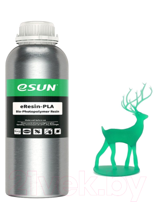 Фотополимерная смола для 3D-принтера eSUN eResin-PLA / т0031375 (1кг, зеленый)