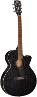 Электроакустическая гитара Cort SFX-AB-OPBK (черный) - 