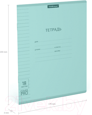 Изображение товара Тетрадь Erich Krause Классика CoverPrо Pastel / 56365 (18л, линейка)