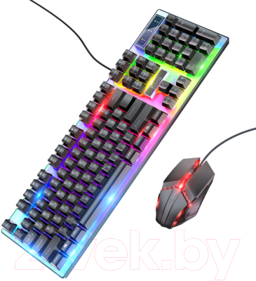 Клавиатура+мышь Hoco GM18 (черный)