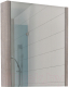 Шкаф с зеркалом для ванной Домино Quadro 60 (дуб серый) - 