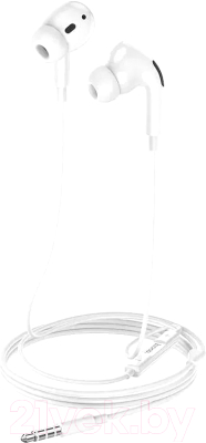 Изображение товара Наушники-гарнитура Hoco M101 Pro (1.2м, белый)
