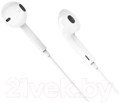 Изображение товара Наушники-гарнитура Hoco M101 (1.2м, белый)