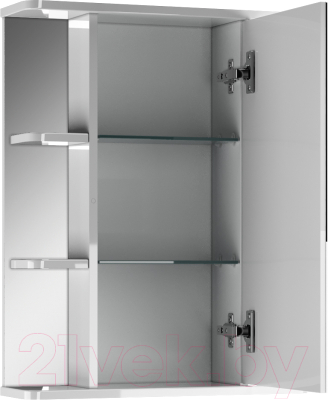 Шкаф с зеркалом для ванной Домино Оазис-2 55 Идеал