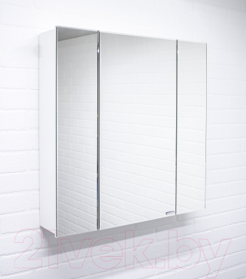 Шкаф с зеркалом для ванной Домино Оскар 70 Идеал