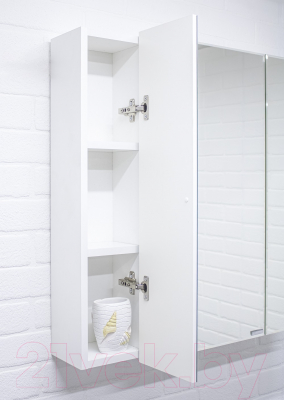 Шкаф с зеркалом для ванной Домино Оскар 70 Идеал