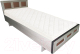 Полуторная кровать Барро М1 КР-017.11.02-13 120x186 (дуб сонома) - 