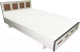Двуспальная кровать Барро М1 КР-017.11.02-15 160x186 (дуб сонома) - 