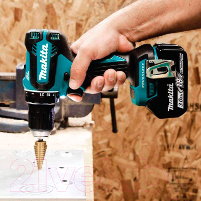 Изображение товара Профессиональная дрель-шуруповерт Makita DDF485RFE