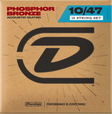 

Струны для 12-струнной гитары Dunlop Manufacturing, DAP1047J