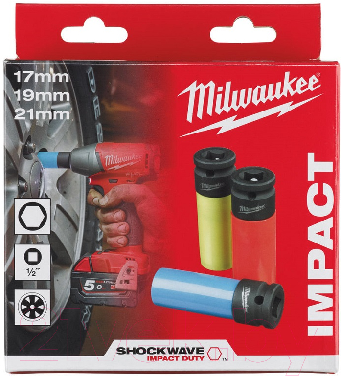 Набор головок слесарных Milwaukee 4932451568