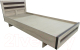 Полуторная кровать Барро М2 КР-017.11.02-13 120x186 (дуб сонома) - 