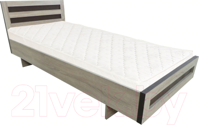 Полуторная кровать Барро М2 КР-017.11.02-17 120x190 (дуб сонома)