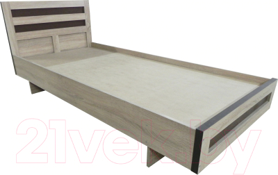 Полуторная кровать Барро М2 КР-017.11.02-25 120x200 (дуб сонома)
