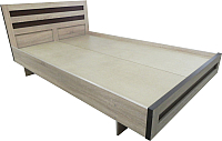 Двуспальная кровать Барро М2 КР-017.11.02-19 160x190 (дуб сонома) - 
