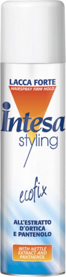 Лак для укладки волос Intesa Styling Firm Hold С экстрактом крапивы и пантенолом (500мл)