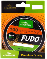 Леска монофильная Namazu Fudo 0.5мм (100м, оранжево-желтый) - 