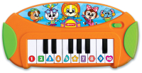 Музыкальная игрушка Азбукварик Пианино Любимые песенки / 3119А (оранжевый) - 